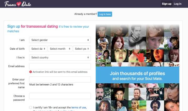 Trans4date.com for Transgender Dating